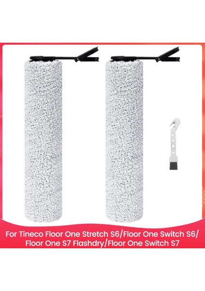 Tineco Floor One Stretch S6/floor One Switch S6/floor One S7 Flashdry/floor One Switch S7 Rulo Fırça Için Aksesuar Seti (Yurt Dışından)