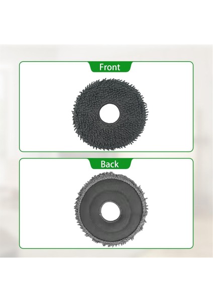Roborock Qrevo Curv/qrevo Pro/qrevo Master/qrevo Plus Elektrikli Süpürge Yedek Parçaları Için 4 Adet Mop Ped Seti Mop Bezi (Yurt Dışından) fiyatları