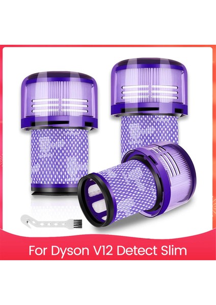 Dyson V12 Detect Slim Için Hepa FILTRESI,V12 Kablosuz Elektrikli Süpürge Filtresi Yedek Parçaları (Yurt Dışından)