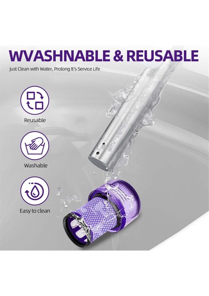Dyson V12 Detect Slim Için Hepa FILTRESI,V12 Kablosuz Elektrikli Süpürge Filtresi Yedek Parçaları (Yurt Dışından) fırsatları