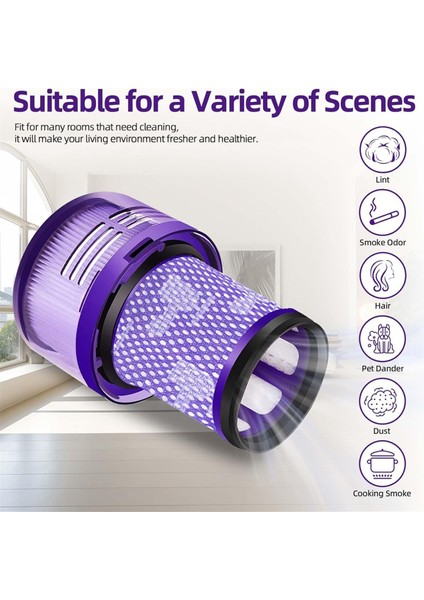 Dyson V12 Detect Slim Için Hepa FILTRESI,V12 Kablosuz Elektrikli Süpürge Filtresi Yedek Parçaları (Yurt Dışından) indirimleri