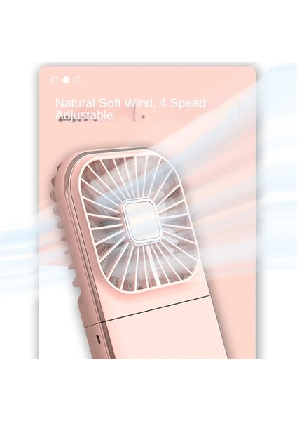Açık Hava Mini Fan Boyun Askılı Mobil Güç Fanı Masaüstü Stand Boyun Askılı Fan Taşınabilir El Tipi Fan USB Şarj B (Yurt Dışından) fırsatları