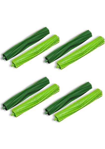 4 Set Kauçuk Rulo Fırça Yedek Parçaları Irobot Roomba I7 I7+ I1 I1+ I6 I6+ I3 I3+ I4 I4+ I8 I8 E5 ile Uyumlu (Yurt Dışından)