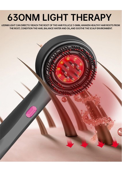 Elektrikli Saç Yağı Aplikatörü Saç Derisi Masaj Fırçası Rahatlama Için 3 Özel Mod ve Ipx7 Su Geçirmez Yağ Dağıtıcı Siyah (Yurt Dışından) fırsatları