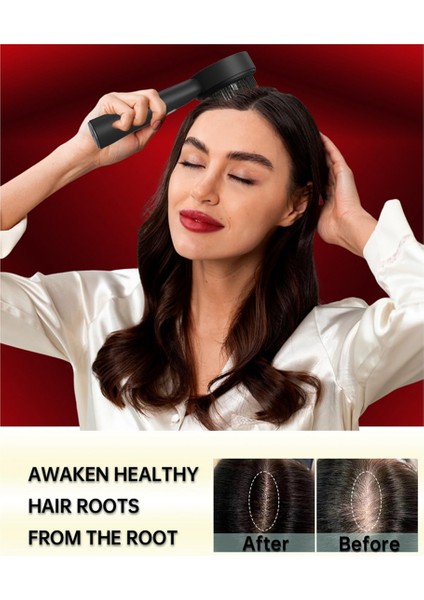 Elektrikli Saç Yağı Aplikatörü Saç Derisi Masaj Fırçası Rahatlama Için 3 Özel Mod ve Ipx7 Su Geçirmez Yağ Dağıtıcı Siyah (Yurt Dışından) indirimleri