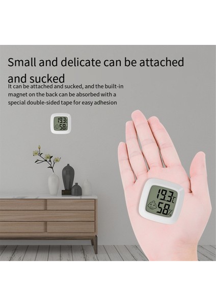Sıcaklık ve Nem Sensörü LCD Dijital Ekranlı Akıllı Yaşam Termometre Higrometre Ev Iç Mekan (Yurt Dışından) fırsatları