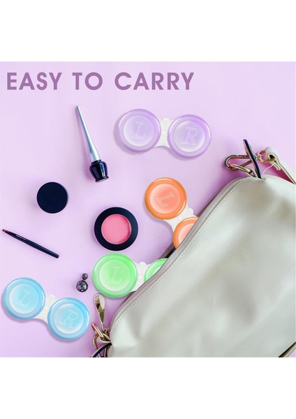 60 Paket Kontakt Lens Kutusu, 6 Renkte Toplu Kontakt Lens Kutuları, Şirin Kontakt Lens Kutusu Sızdırmaz, Göz Kontakt Lens Kutusu (Yurt Dışından) fırsatları