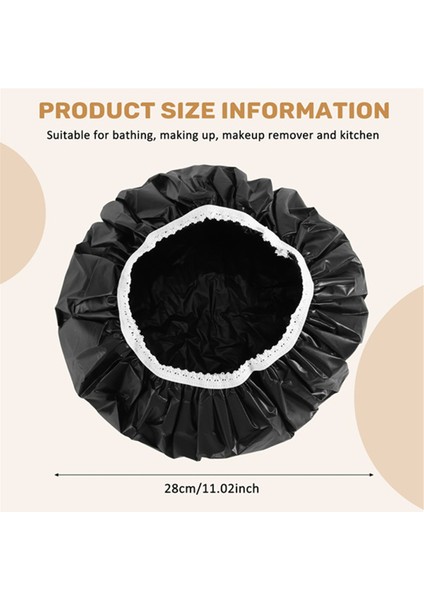 5 Adet Ev Su Geçirmez Duş Bonesi, Yüzme Bonesi, Otel Elastik Duş Bonesi Saç Seti (Yurt Dışından) fiyatları