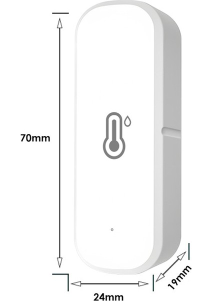 Zigbee Nem ve Sıcaklık Sensörü Akıllı Higrometre Termometre Uzaktan Izleme ve Uyarılar Akıllı Ev (Yurt Dışından) fiyatları