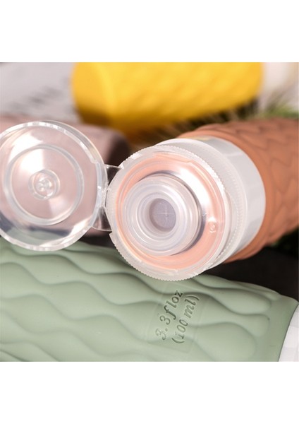 4 Adet 100ML Silikon Seyahat Şişeleri Seti Tuvalet Malzemeleri Için Sızdırmaz Sıkılabilir Kozmetik Şampuan Krem Saç Kremi Losyon Sabun (Yurt Dışından) indirimleri