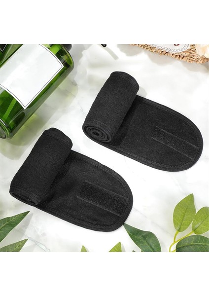 30 Paket Spa Baş Bandı Yüz Estetisyeni Saç Sarma Kadınlar Için Ayarlanabilir Makyaj Spor Duş Germe Havlusu Siyah (Yurt Dışından) indirimleri