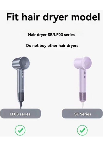 Laifen LF03 Saç Kurutma Makinesi/swift Se Saç Kurutma Makinesi Şekillendirme Aleti Için Salon Şekillendirme Konsantratörü Eklenti Nozulları (Yurt Dışından) modelleri