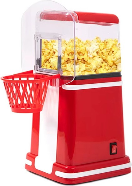 Mini Patlamış Mısır Makinesi Sıcak Hava Patlamış Mısır Patlatma Makinesi Otomatik Tereyağı Atıştırmalık Aleti Ev Mutfağı Için Film Noel (Abd) (Yurt Dışından)