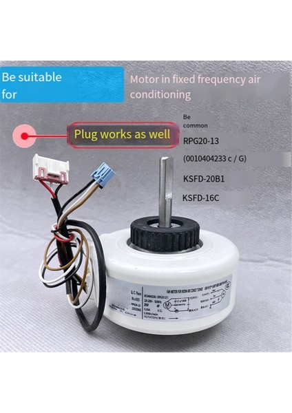 Klima Için Pg Fan Motoru, RPG15Q-3 Y4S476A711 Motor Parçaları Yedek Parçaları ile Uyumlu (Yurt Dışından) fiyatları