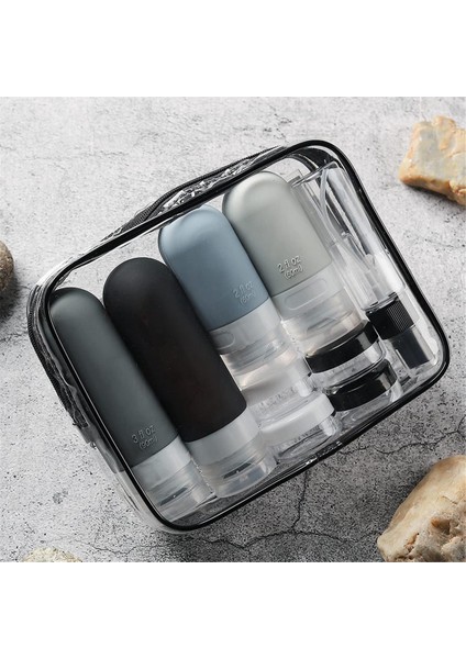 17 Parça Seyahat Şişeleri Seti, Tuvalet Malzemeleri Saç Kremi, Vücut Yıkama Aksesuarları Için Sızdırmaz Silikon Sıkılabilir Kaplar (Yurt Dışından) fırsatları