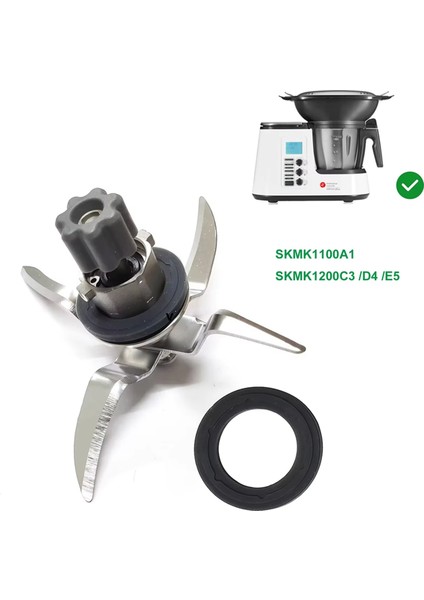 Monsieur Cuisine Edition Plus SKMK1200 C3/d4/e5 SKMK1100A1 Için Blender Bıçağı Karıştırma Bıçağı Gıda Işlemcisi Aksesuarları (Yurt Dışından) fiyatları