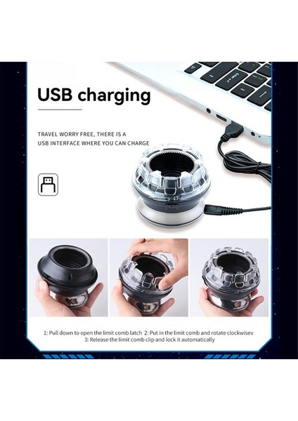 Erkekler Için Profesyonel Saç Kesme Makineleri Otomatik Dairesel Saç Kesme Makinesi Kablosuz LED Ekranlı Kendi Kendine Saç Kesme Seti (Yurt Dışından) fırsatları