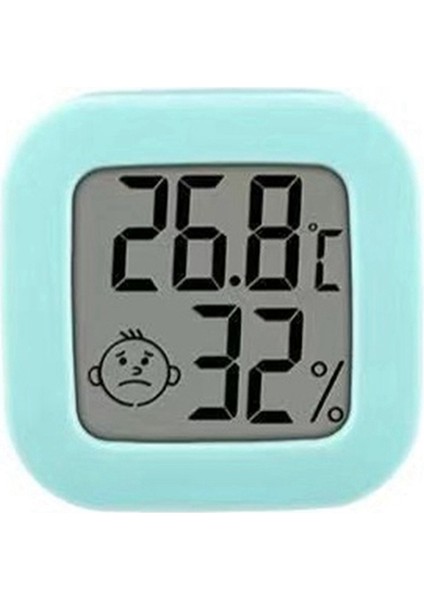 Mini Yüz Termometre Ev Ofis LCD Termometre Çift Taraflı Bant (Yurt Dışından)