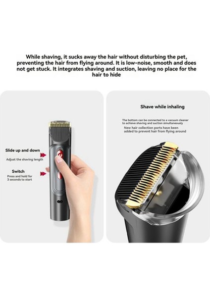 Vakumlu Evcil Hayvan Bakım Seti Elektrikli Tıraş Makinesi Köpek Kedi Tüy Kesme Makinesi Aparatı Dyson V7 V8 V10 V11 V12 V15 (Yurt Dışından) indirimleri