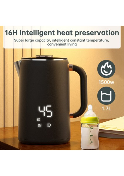Çay ve Kahve Yapmaya Uygun Elektrikli Su Isıtıcısı, Dijital Ekran Sıcaklık Kontrolü Çift Katmanlı Yalıtım Su Isıtıcısı (Abd) (Yurt Dışından) fiyatları