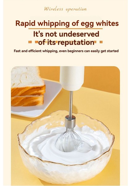 Kablosuz Mini Çok Fonksiyonlu Yumurta Çırpıcı Elektrikli Ev Küçük Yumurta Çırpıcı Yüksek Güçlü Blender (Yurt Dışından) fırsatları