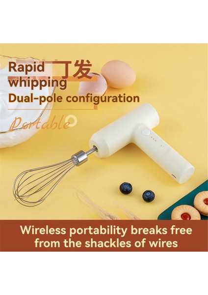 Kablosuz Mini Çok Fonksiyonlu Yumurta Çırpıcı Elektrikli Ev Küçük Yumurta Çırpıcı Yüksek Güçlü Blender (Yurt Dışından) indirimleri