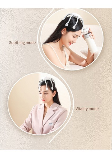 Saç Derisi Masaj Aletleri 3 Mod 8 Titreşimli Kontak Taşınabilir Kablosuz 360 Derece Elektrikli Titreşimli Saç Derisi Masaj Aletleri A (Yurt Dışından) modelleri