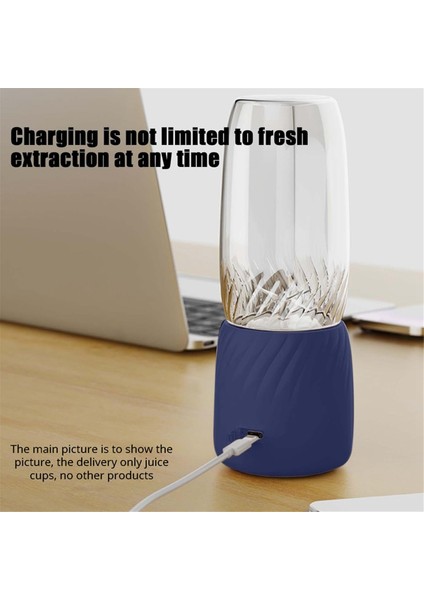 Taşınabilir Blender Şarj Edilebilir Mini Meyve Sıkacağı, Elde Taşınabilir Mini Kişisel Meyve ve Sebze Elektrikli Meyve Sıkacağı, Stil 2 (Yurt Dışından)