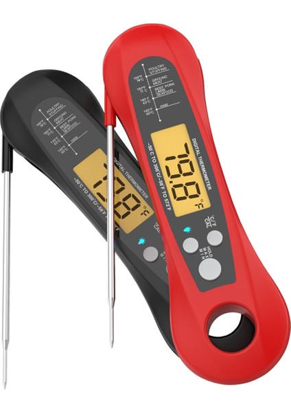 Adet Et Termometresi Dijital Anında Okunan Et Termometresi Izgara ve Pişirme Için Gıda Termometresi Mutfak Barbeküsü Için (Yurt Dışından) fiyatları