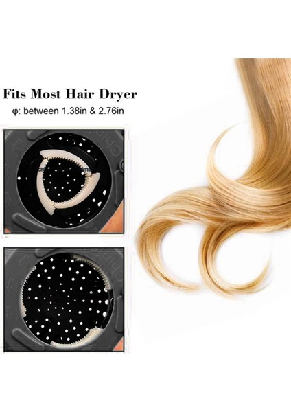 Saç Kurutma Makinesi Difüzörü Ince Kalın Kıvırcık Dalga ve Kabarık Saçlar Için Evrensel Saç Difüzörü Aparatı Salon Aleti (Yurt Dışından) fırsatları