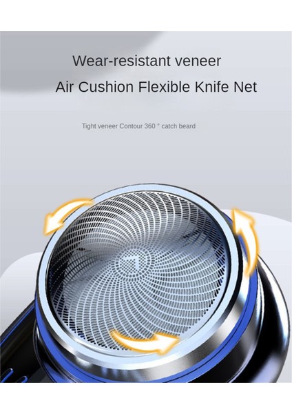 Elektrikli Tıraş Makinesi USB Şarj Edilebilir Dijital Ekranlı Erkek Seyahat Taşınabilir Çıkarılabilir Tıraş Makinesi Sakal ve Kıl Düzeltici, A (Yurt Dışından) modelleri