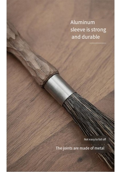 Profesyonel Kahve Fırçası, Doğal Kıllı Kahve Öğütücü Fırçası, Baristalar Için Boyun Askılı Ceviz Saplı Espresso Fırçası (Yurt Dışından) fiyatları