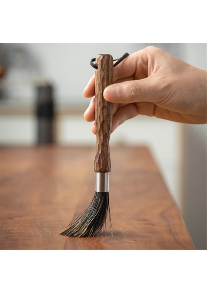 Profesyonel Kahve Fırçası, Doğal Kıllı Kahve Öğütücü Fırçası, Baristalar Için Boyun Askılı Ceviz Saplı Espresso Fırçası (Yurt Dışından) indirimleri