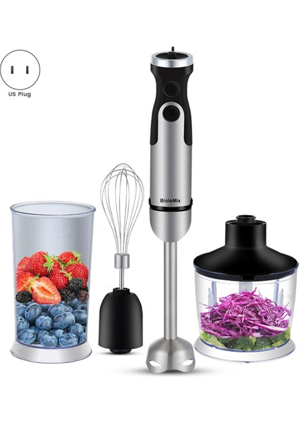 Biolomix El Blenderi, Değişken Hızlı Blender, El Blenderi, Gıda Doğrayıcı, El Blenderi, Meyve Sıkacağı, Kıyma Makinesi, Abd Fişi (Yurt Dışından) modelleri