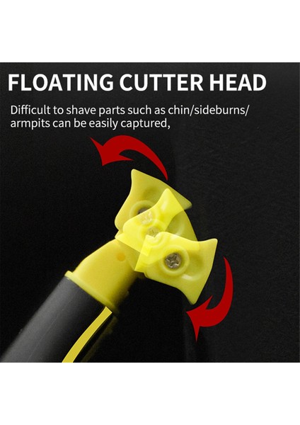 Erkek Elektrikli Tıraş Makinesi Çift Bıçaklı Islak ve Kuru Tıraş Bıçakları Tüm Vücut Yıkanabilir USB Şarj Edilebilir Hassas Düzeltici Başlıklar (Yurt Dışından) fiyatları