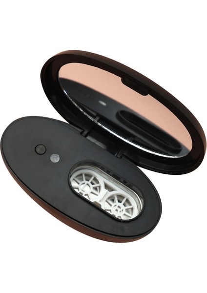 Ultrasonik Kontakt Lens Kutusu Temizleyici Taşınabilir Protein Temizleme Makinesi Etkili Gözyaşı Temizleme Kabı Siyah (Yurt Dışından)