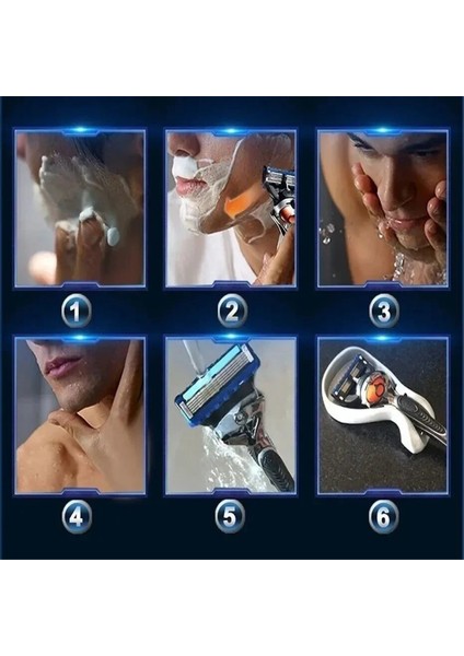 20 Adet 5 Katmanlı Tıraş Bıçağı Yedek Bıçakları Erkek Tıraş Makineleri Için Tıraş Güvenliği Tıraş Bıçakları Cilt Koruması Yeniden Kullanılabilir, B (Yurt Dışından) indirimleri