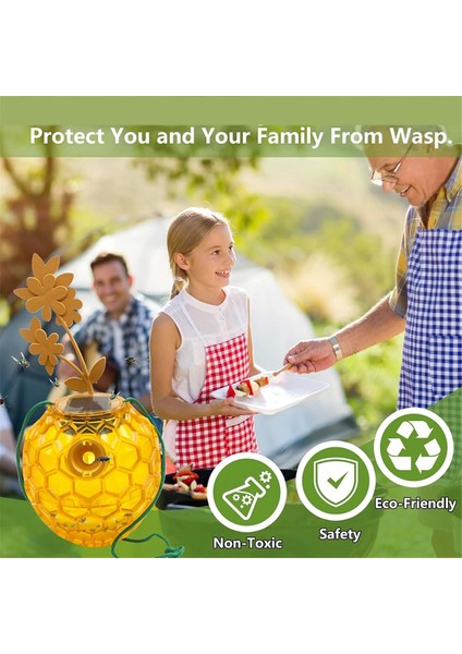 2'li Güneş Enerjili Eşek Arısı Tuzağı Dış Mekan Askılı, Yükseltilmiş LED Işıklı Arı Tuzağı Yakalayıcı, Eşek Arısı Böcek Öldürücü (Yurt Dışından) modelleri