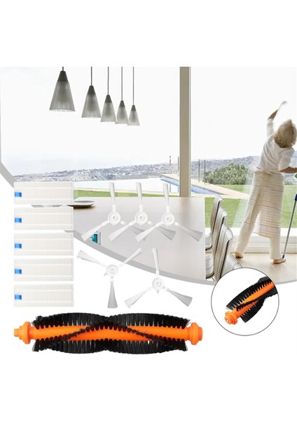 Rowenta X-Plorer Serisi 20 40 45 50 RR6875 RR7275 RR8227 Vakum Parçaları Için Yan Fırça Filtre Takımı (Yurt Dışından) modelleri