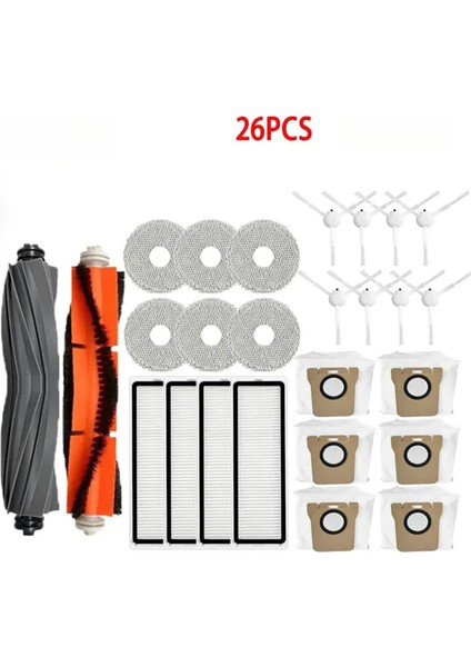 Dreame L10S Ultra / L10S Pro Robot Süpürge Aksesuarları Vakum Torbaları Paspas Filtresi Süpürge Temizleme Fırçaları (Yurt Dışından) fırsatları