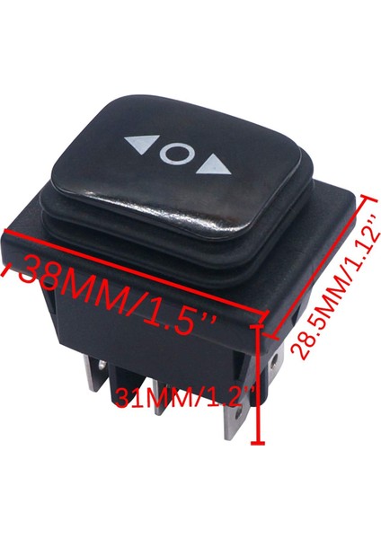 Anlık Polarite Ters Anahtarı Su Geçirmez Kontrol Motor Aktüatörü 6 Pin 3 Pozisyonlu Salıncak Anahtarı (Yurt Dışından) modelleri