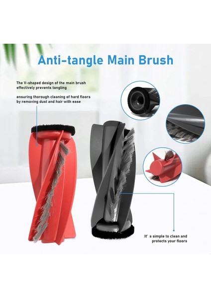 Roborock Saros 10 / S9 Maxv Ultra / G30 Yedek Parçaları için 14 Adet Vakum Ana Yan Fırça Hepa Filtre Paspas Pedi Toz Torbası (Yurt Dışından) indirimleri