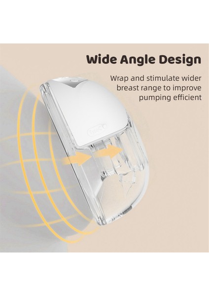 Giyilebilir Elektrikli Göğüs Pompası, 210 ml Kapasite, Tam Otomatik Eller Serbest Büyük Emişli Göğüs Pompası Masaj Göğüs Pompası (Yurt Dışından) modelleri