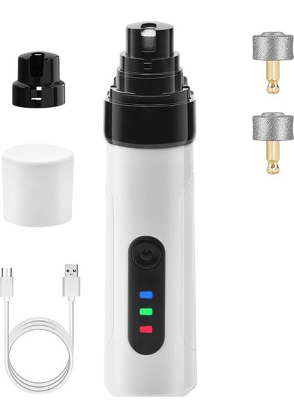 Evcil Hayvan Tırnak Öğütücüsü Köpek Tırnak Makası Şarj Edilebilir USB Evcil Hayvan Tırnak Öğütücüsü Köpekler Için Tırnak Öğütücü Evcil Hayvan Bakım Aletleri (Yurt Dışından)