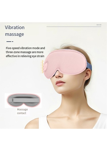 3D Göz Koruma Buhar Göz Maskesi Elektrikli Isıtma Sıcak Akıllı Isıtma Uyku Gölgeleme USB Bağlantısı Titreşim Masajı (Yurt Dışından) indirimleri