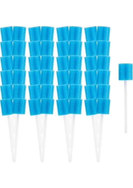 100 Ağız Temizleyici Çubuklar Tek Kullanımlık Sünger Diş Çubukları Ağız Çubukları Yaşlılar Için Çubuklar Kuru Ağız Susuz Diş Fırçaları (Yurt Dışından)