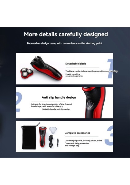 3D Elektrikli Şarj Edilebilir Tıraş Makinesi Ipx7 Su Geçirmez Yıkanabilir Bakım Tıraş Makinesi Sakal Favorileri Düzeltici Tıraş Makineleri (Yurt Dışından) indirimleri