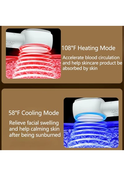 6'sı 1 Arada Termal Fonksiyonlu Yüz Temizleme Fırçası, Cilt Soğutma Masaj Aleti, Silikon Yüz Temizleme Cihazı Siyah (Yurt Dışından) fiyatları