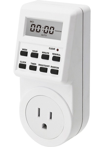 Dijital Zamanlayıcı Anahtar Prizi Ingiltere Anahtar Prizi 230V 50Hz 24 Saat Programlanabilir Zamanlama Prizi (Yurt Dışından) modelleri
