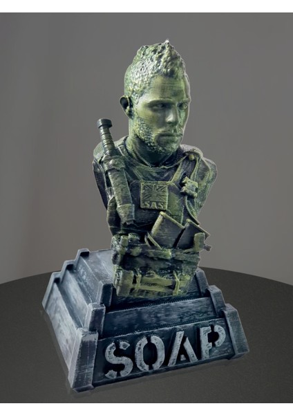 3D Bravo Six Going Dark Game Soap Figür Büst -15CM
